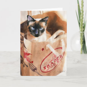 Ingepakte Applehead Siamese Kaart