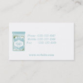 Ingepekelde eieren visitekaartje (Achterkant)