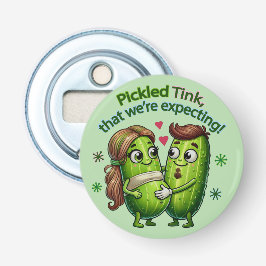 Ingepikte denk dat we een augurk paar verwachten button flesopener