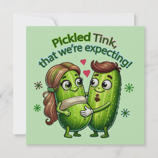 Ingepikte denk dat we een augurk paar verwachten kaart (Voorkant)