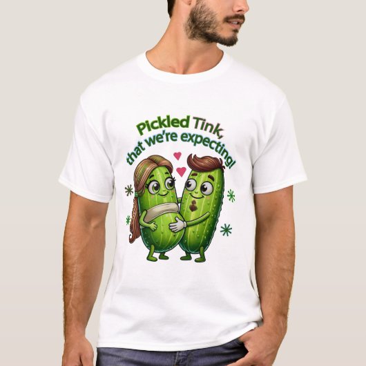 Ingepikte denk dat we een augurk paar verwachten t-shirt (Voorkant)