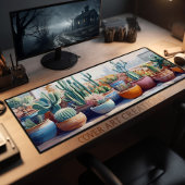 Ingepotte cactus Planten grillig schilderij groot Bureaumat