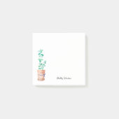 Ingepotte plant met naam post-it® notes (Voorkant)