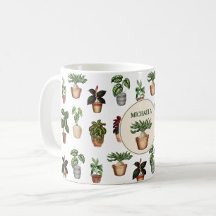 Ingepotte Planten Terracotta Pots Naam Koffiemok