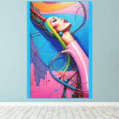 Ingeschakeld Canvas Afdruk (Insitu (Houten vloer))