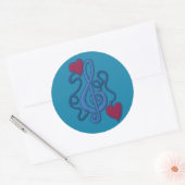 Ingeschakeld op Music Blue Note Stickers (Envelop)