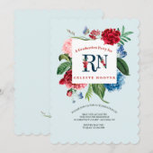 Ingeschreven Afstuderen voor verpleegkundige Flora Kaart (Voorkant / Achterkant)