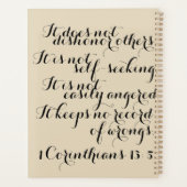 Ingeschreven Planner (Achterkant)
