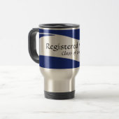 Ingeschreven verpleegkundigen, klasse van aangepas reisbeker (Voorkant links)