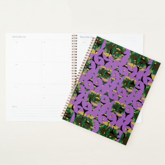 Ingesloten Hemelse Vlammende Windmolens Planner (Display)