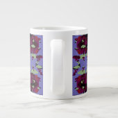 Ingesloten Hemelvlamrozen Grote Koffiekop (Achterkant)