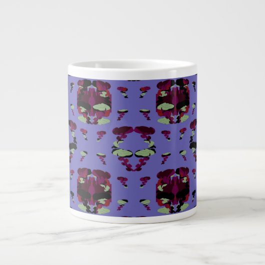 Ingesloten Hemelvlamrozen Grote Koffiekop (Voorkant)