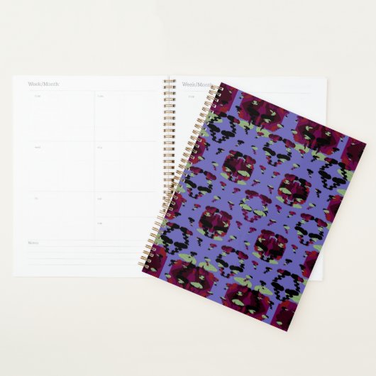 Ingesloten Hemelvlamrozen Planner (Display)