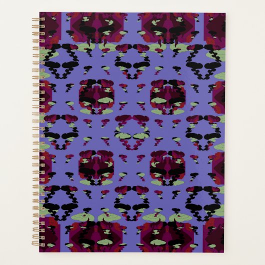 Ingesloten Hemelvlamrozen Planner (Voorkant)