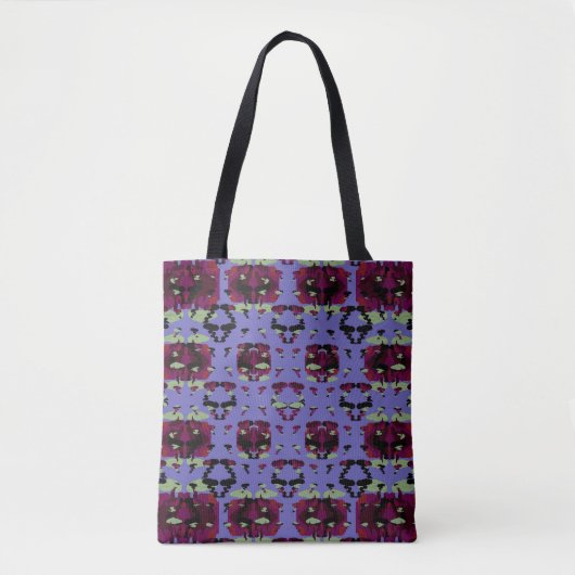 Ingesloten Hemelvlamrozen Tote Bag (Voorkant)