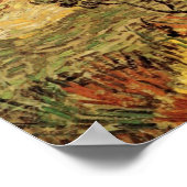 Ingesloten Wheat Field w Peasant door Vincent van  Poster (Hoek)