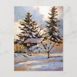 Ingesneeuwd Briefkaart