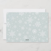 Ingesneeuwd | Kerst Fotokaart Feestdagenkaart (Achterkant)