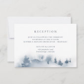 Ingesneeuwd | Trouwontvangst Enclosure Kaart (Voorkant)