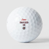 Ingetoetst - Naam/ Initiaal Golfballen (Voorkant)