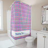ingetogen biseksuele kleur tattersall douchegordijn (In situ)