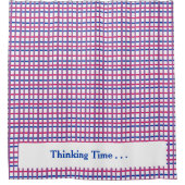 ingetogen biseksuele kleur tattersall douchegordijn (Voorkant)