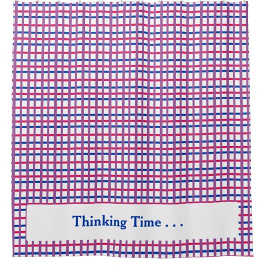 ingetogen biseksuele kleur tattersall douchegordijn (Voorkant)