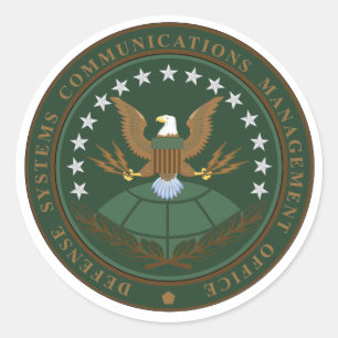 ingetogen DSCMO-afdichting Ronde Sticker