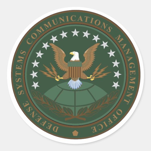 ingetogen DSCMO-afdichting Ronde Sticker (Voorkant)