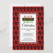 Ingetrokken ZWARTE GESCHIEDENIS | BHM Celebration Kaart (Voorkant)