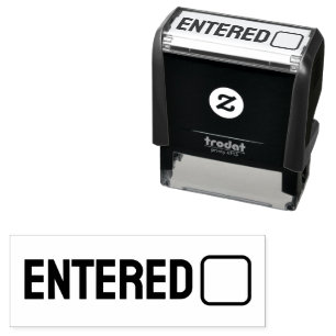Ingevoerd stempel voor documentverwerking Zelfinkt