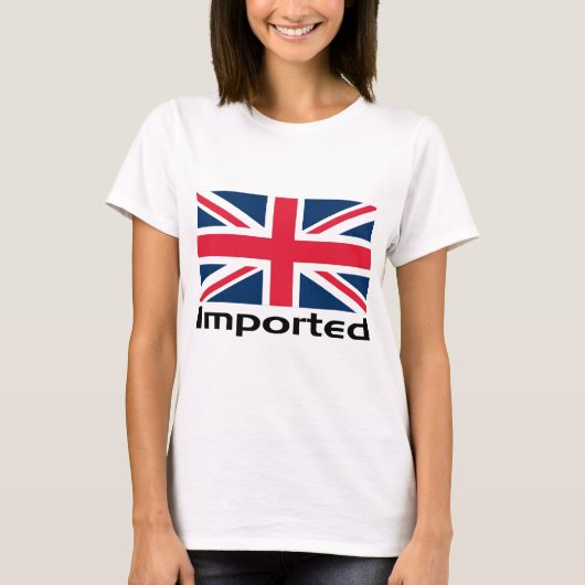 Ingevoerde Britse vlag T-shirt (Voorkant)