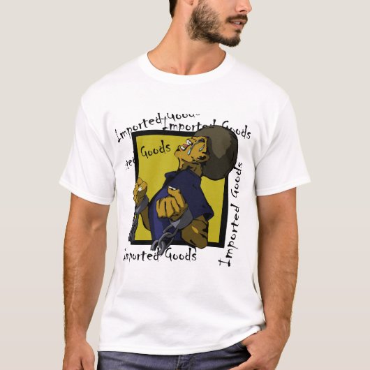 Ingevoerde goederen t-shirt (Voorkant)