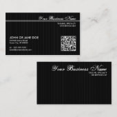 ingevoerde QR-code Visitekaartje (Voorkant / Achterkant)