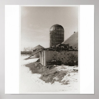 Ingevouwen Barn Poster