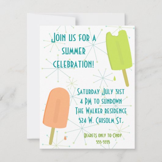 Ingevroren Behandelingsuitnodiging Kaart (Voorkant)