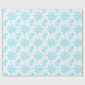 Ingevroren ijskristal sneeuwvlok inpakpapier (Vlak)