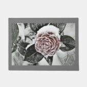 Ingevroren Rozen trekportier Deurmat (Voorkant)