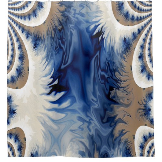 Ingevroren tijd.... douchegordijn (Voorkant)