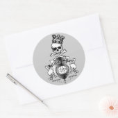 ingewanden ronde sticker (Envelop)