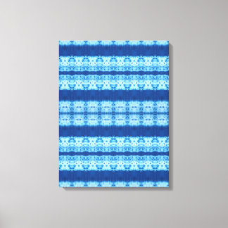 Ingeweven Shibori Canvasprint Canvas Afdruk