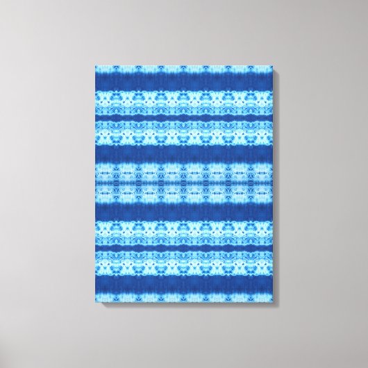 Ingeweven Shibori Canvasprint Canvas Afdruk (Voorkant)