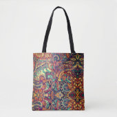 Ingewikkeld artistiek abstract ontwerp tote bag (Voorkant)
