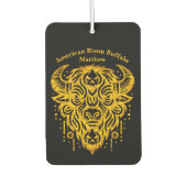 Ingewikkeld bizonontwerp met tribale elementen luchtverfrisser (Voorkant)