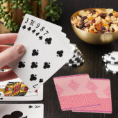 Ingewikkeld bloemenpatroon pokerkaarten (Insitu)