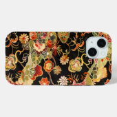Ingewikkeld bloemontwerp Case-Mate iPhone case (Achterkant (horizontaal))