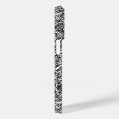 Ingewikkeld bloemontwerp in zwart-wit Case-Mate iPhone case (Achterkant / Rechts)