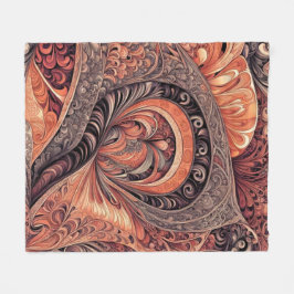 Ingewikkeld Boho Abstract Mandala Patroon Fleece Deken
