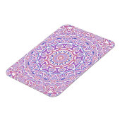 Ingewikkeld Bold Groovy Boho Hippie Abstract Manda Magneet (Linkerzijde)