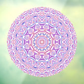 Ingewikkeld Bold Groovy Boho Hippie Abstract Manda Raamsticker (Vel 3)